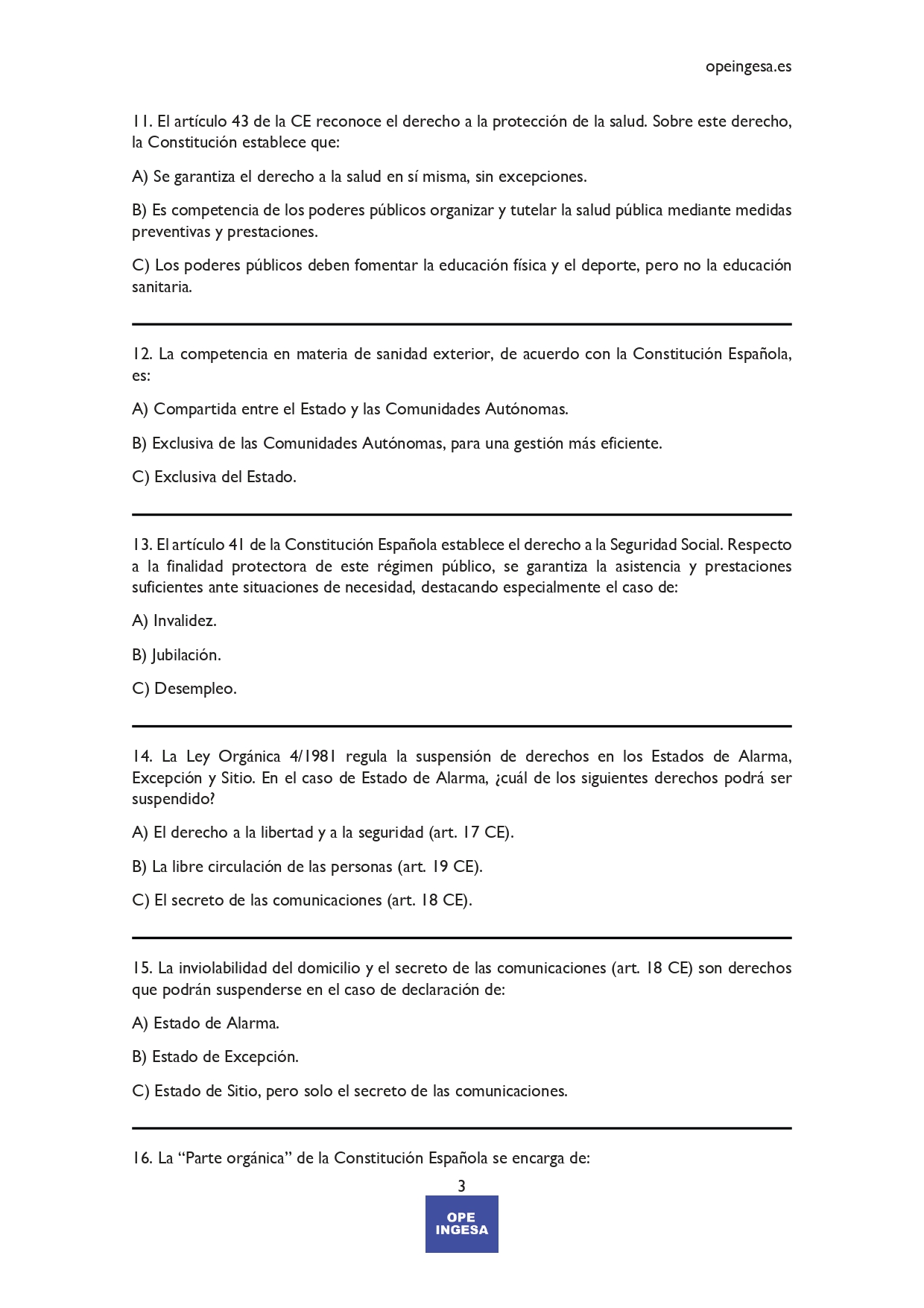Ebook Oposiciones TCAE en el INGESA parte general + Libro de Test con 672 preguntas - Imagen 18