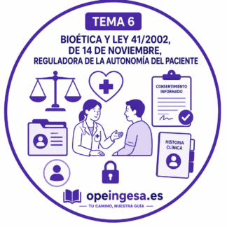 Tema 6. Bioética y Ley 41/2002, de 14 de noviembre, reguladora de la autonomía del paciente